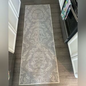 Ruggable “darkside damask” stone runner